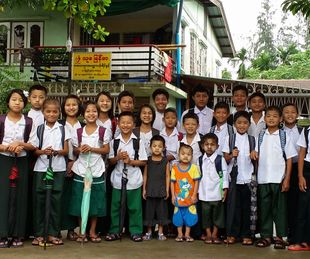 Thukha Children Home Students